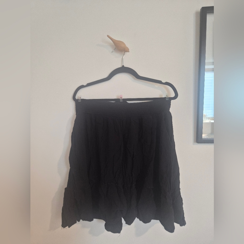 Black Women's Tiered Skirt - Torrid